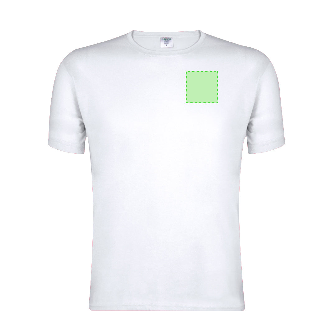 Camiseta Adulto Blanca "keya" MC180