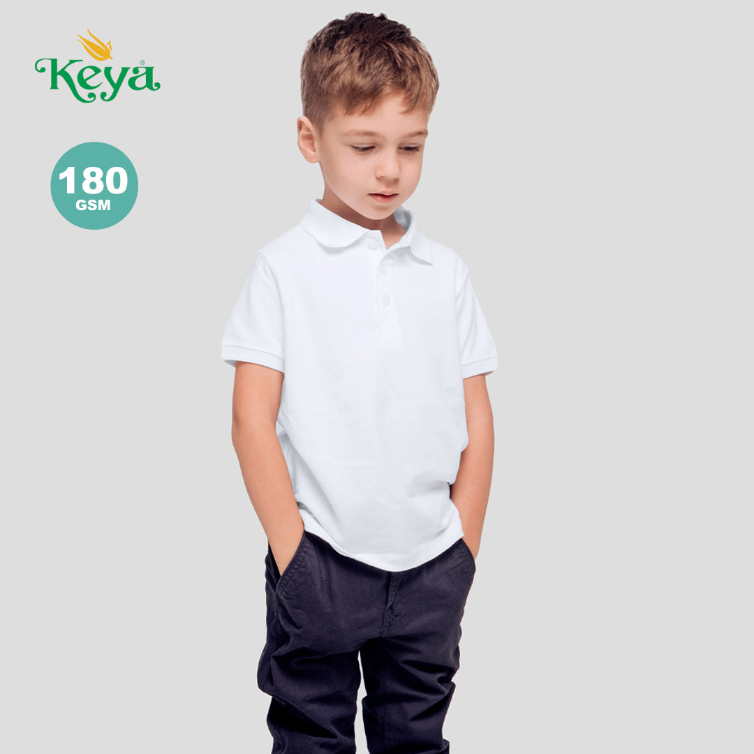 Polo Niño Blanco "keya" YPS180
