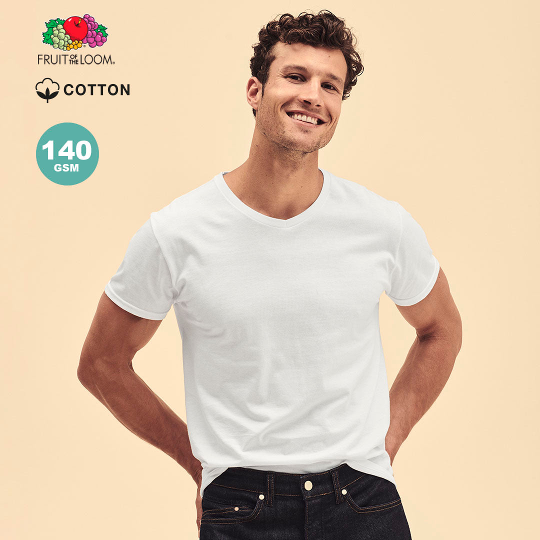 Camiseta Adulto Blanca Iconic V-Neck
